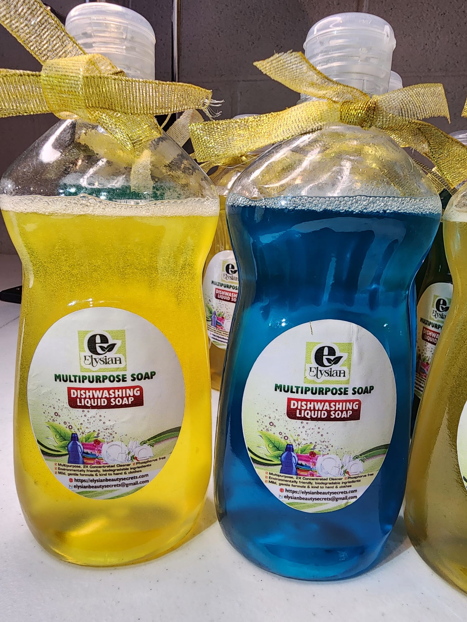 Multipurpose Liquid Soap (4 bottles per set)